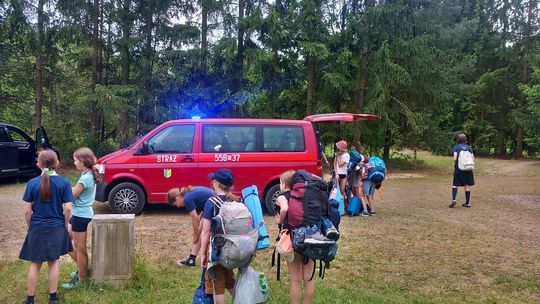 Ciemne chmury nad Celestynowem i ewakuacja obozu harcerskiego