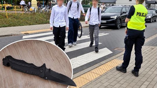 Krwawa seria w szkołach. 14-latek z nożem zatrzymany w powiecie otwockim!