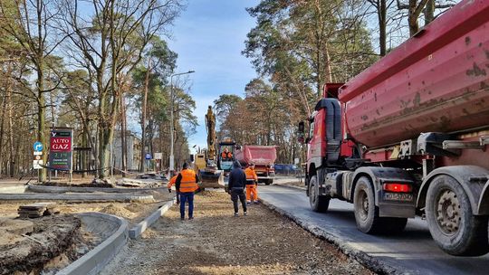 Modernizacja ul. Kołłątaja w kierunku Warszawy i nowe światła