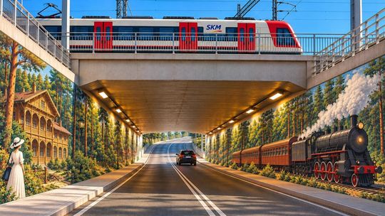 Murale w tunelach na linii otwockiej? Kolej ma ciekawy pomysł