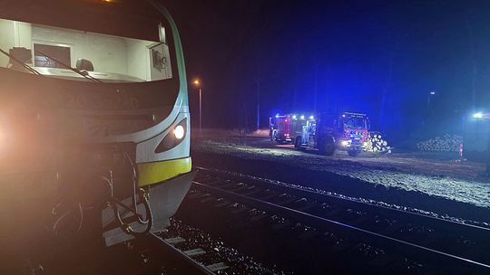 Nocna interwencja na PKP Stara Wieś