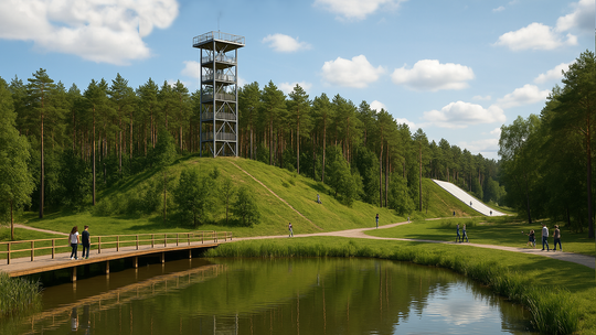 Otwocki Giewont z wieżą i jeziorem? Miasto ma plan na górę Meran