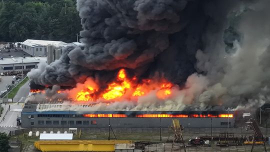 Otwocki pluton „Fabryka” znowu w akcji! Duży pożar w Mińsku Mazowieckim [FOTO]