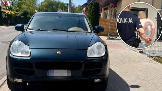Policjanci zgarnęli porsche. Finał sprawy będzie kosztowniejszy niż mandat