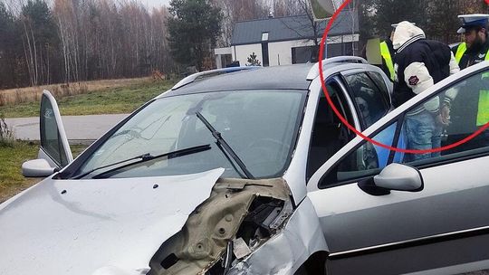 Pościg ulicami Otwocka. Kierowca uciekał przed kilkoma radiowozami [FILM]