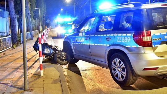 Pościg za nastolatkiem na skuterze. Co się wydarzyło?