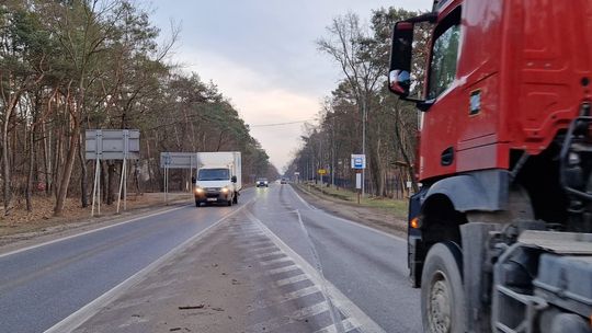 Wypadek na trasie 801