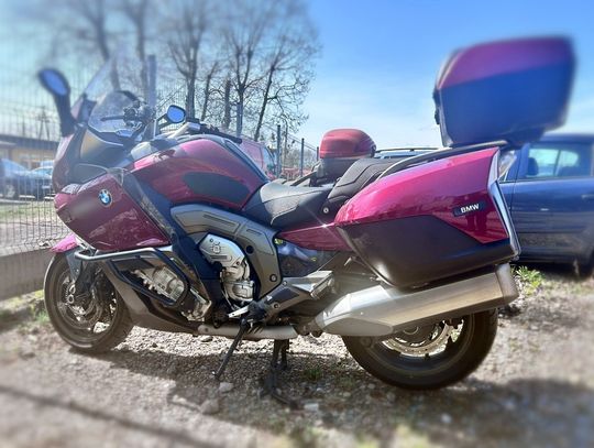 Motocyklista na BMW awanturował się podczas policyjnej kontroli