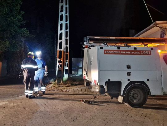 Awaria prądu w Otwocku i okolicach. Dwie osoby potrzebowały pomocy strażaków