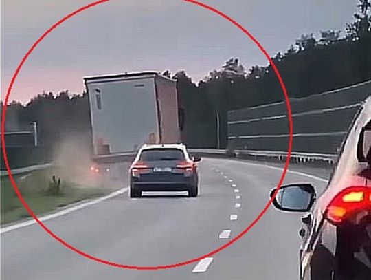 Kierowca ciężarówki jechał zygzakiem po ekspresówce!