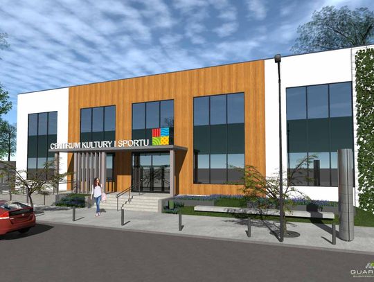 Tak będzie wyglądał zmodernizowany budynek Centrum Kultury i Sportu w Karczewie Tak będzie wyglądał zmodernizowany budynek Centrum Kultury i Sportu w Karczewie