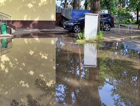 Do lekarza przez wielką kałużę. Pacjenci mają problem z wejściem do przychodni w Otwocku