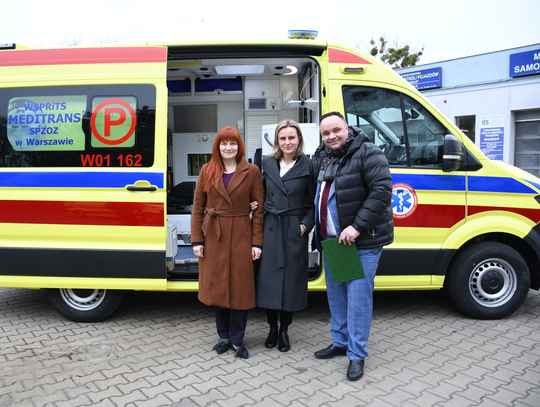 Dobre wieści. Nowoczesna karetka dla Otwocka