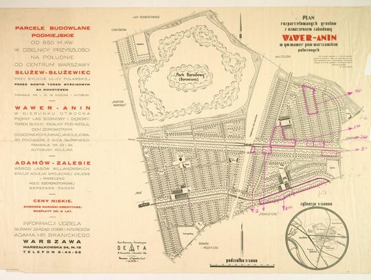 Jak rodził się Anin. Historia parcelacji, kolei i letniska pod Warszawą