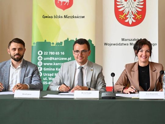 Karczew z kolejnym wsparciem finansowym z Mazowsza