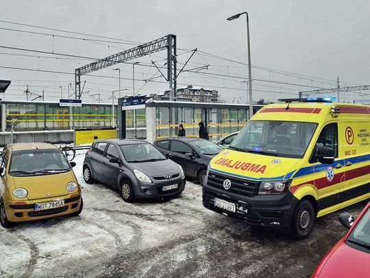 Interwencja służb ratunkowych na PKP Otwock Interwencja służb ratunkowych na PKP Otwock