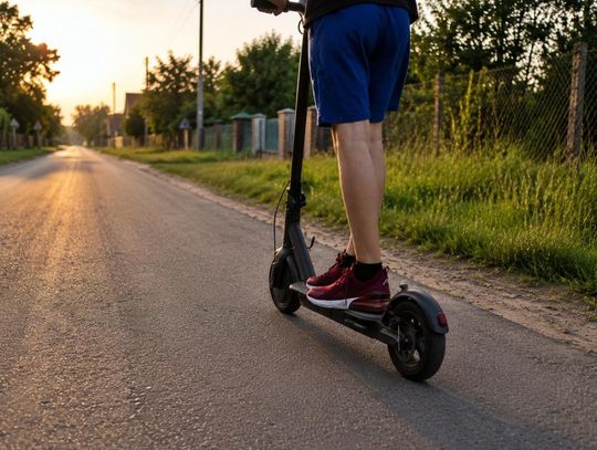 Kompletnie pijany nastolatek na hulajnodze. Finał zaskoczył policjantów