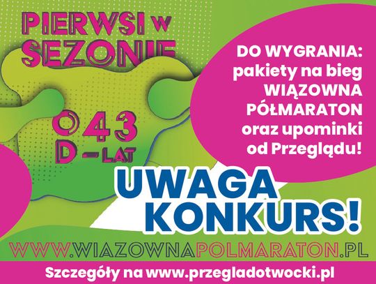 KONKURS - do wygrania pakiety na bieg i upominki od Przeglądu