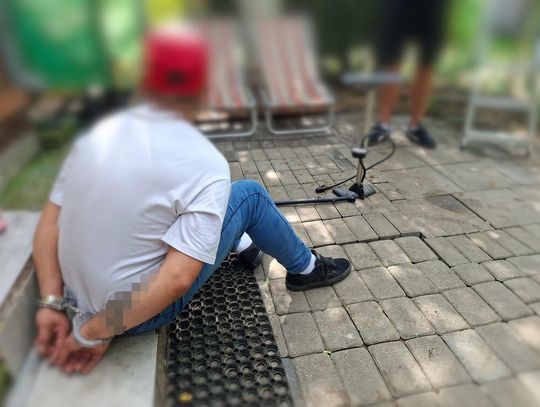 Ukradł kostkę z miejskiej drogi i deski z altany. Po co?