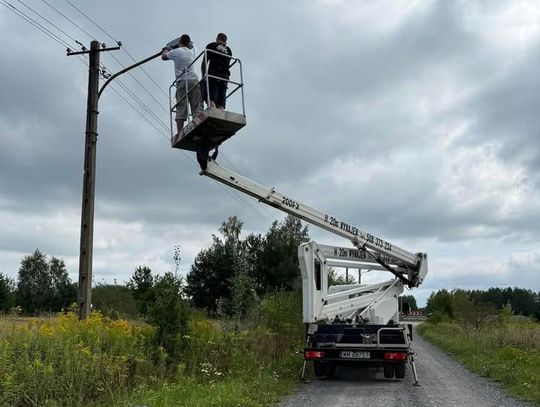 LED-y rozświetlają gminę Kołbiel
