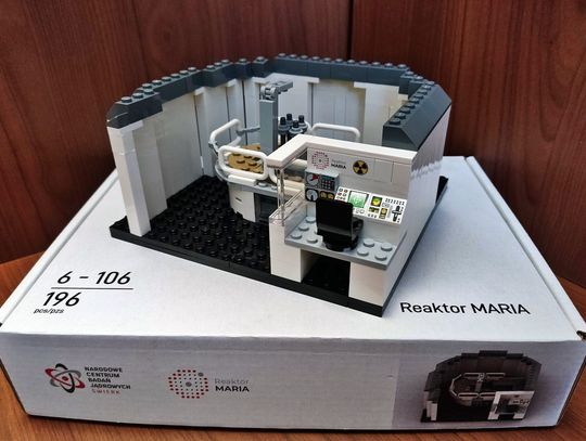 Limitowany zestaw Lego reaktora MARIA z Otwocka na aukcji WOŚP 2026