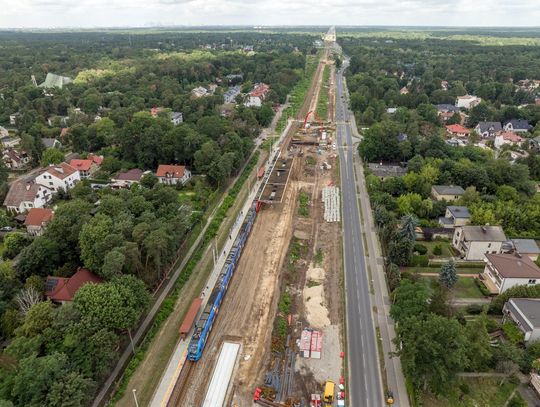 Linia otwocka mocno się zmienia. Na jakim etapie są prace? [FOTO]