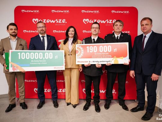 Niemal 300 tys. zł na drogę i strażaków