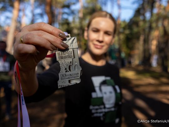 Pierwsza Dama RP w Otwocku. Marta Nawrocka pobiegła "Tropem Wilczym" Pierwsza Dama RP w Otwocku. Marta Nawrocka pobiegła "Tropem Wilczym"