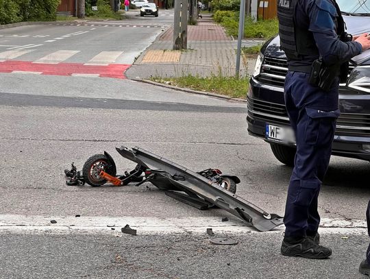 Pirat drogowy potrącił nastolatka na hulajnodze