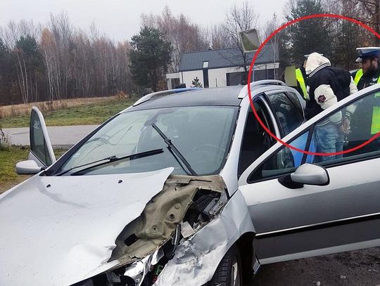 Pościg ulicami Otwocka. Kierowca uciekał przed kilkoma radiowozami [FILM]