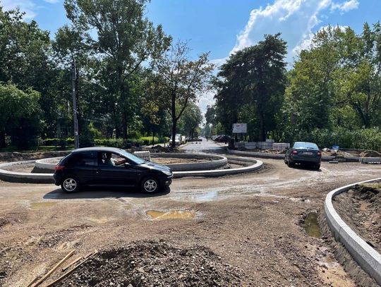 Rondo na Poniatowskiego i Pułaskiego nabrało kształtów