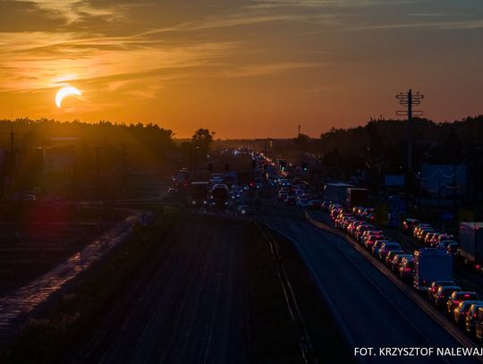 Tak wyglądało zaćmienie Słońca nad powiatem otwockim