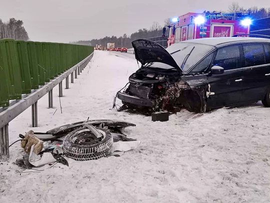 Trudne warunki na drogach. Seria zdarzeń w powiecie otwockim Trudne warunki na drogach. Seria zdarzeń w powiecie otwockim
