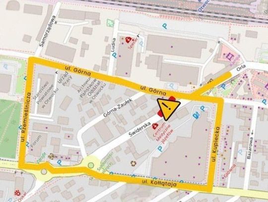 Ul. Świderska zostanie zamknięta w czwartek wieczorem.