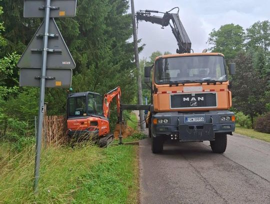 W Radachówce trwa rozbudowa oświetlenia. Powstanie 25 nowych lamp