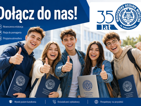 Wiedza, praktyka, profesjonalizm. Rekrutacja w Warszawskiej Uczelni Medycznej do końca września!