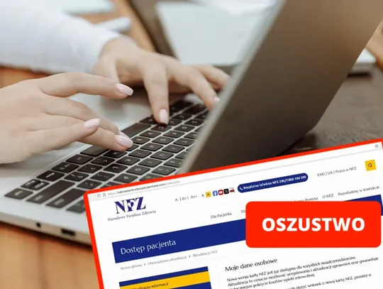 Zachowajcie czujność - nowe oszustwo na "NFZ"