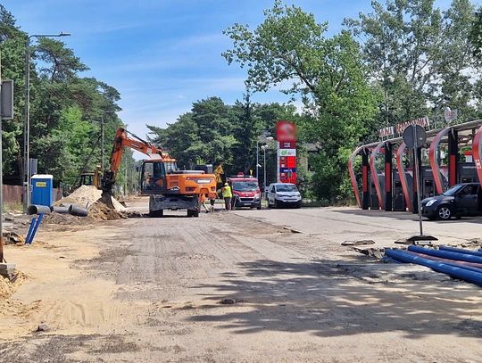 Drogowcy zaczynają budowę ronda przy parku w Otwocku