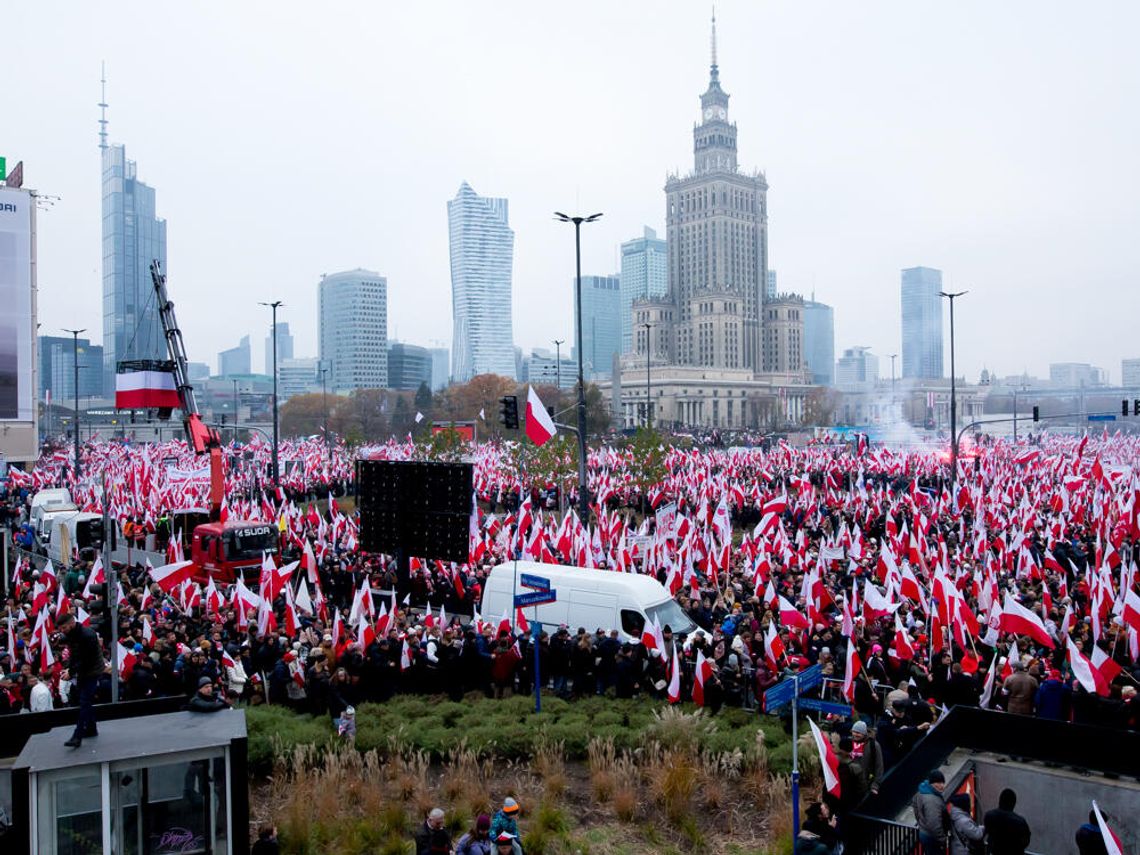 70 zatrzymanych podczas Święta Niepodległości