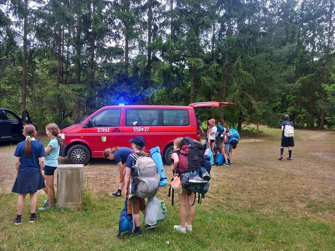 Ciemne chmury nad Celestynowem i ewakuacja obozu harcerskiego