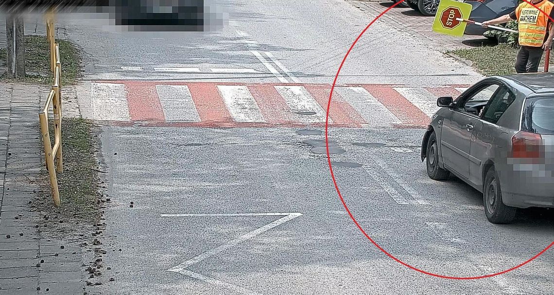 Dzieci wychodziły ze szkoły. Zignorował znak STOP i z impetem wjechał na pasy! [FILM]
