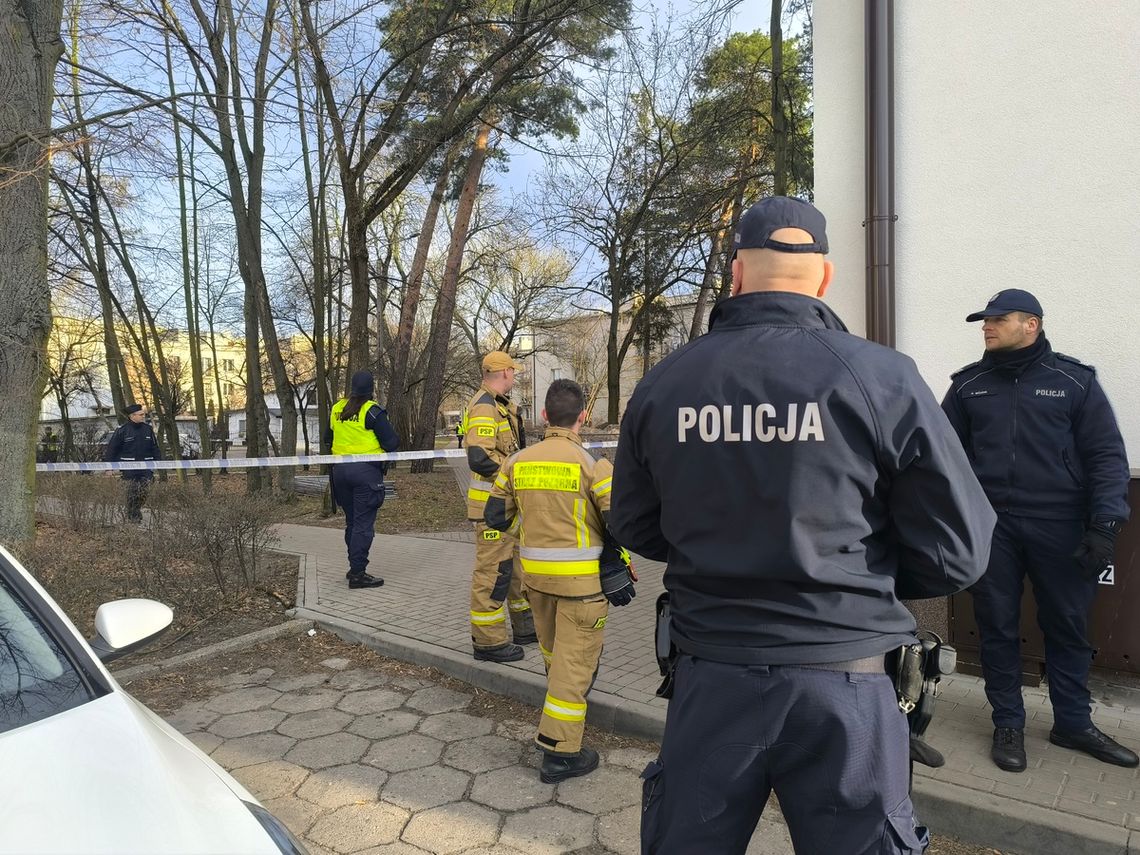 Ewakuacja dwóch budynków mieszkalnych w centrum