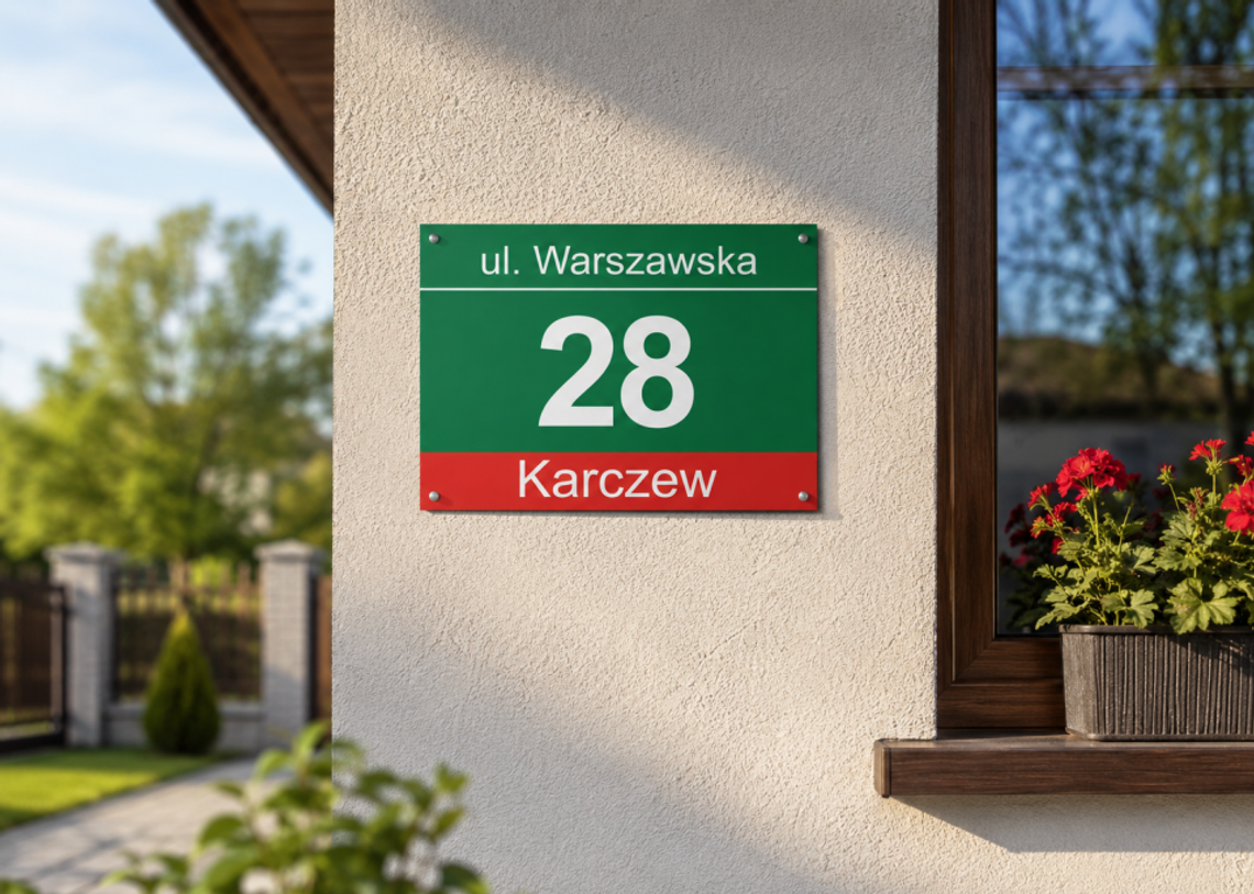 Gmina Karczew ujednolica tabliczki z numerami posesji. Jest gotowy wzór Gmina Karczew ujednolica tabliczki z numerami posesji. Jest gotowy wzór