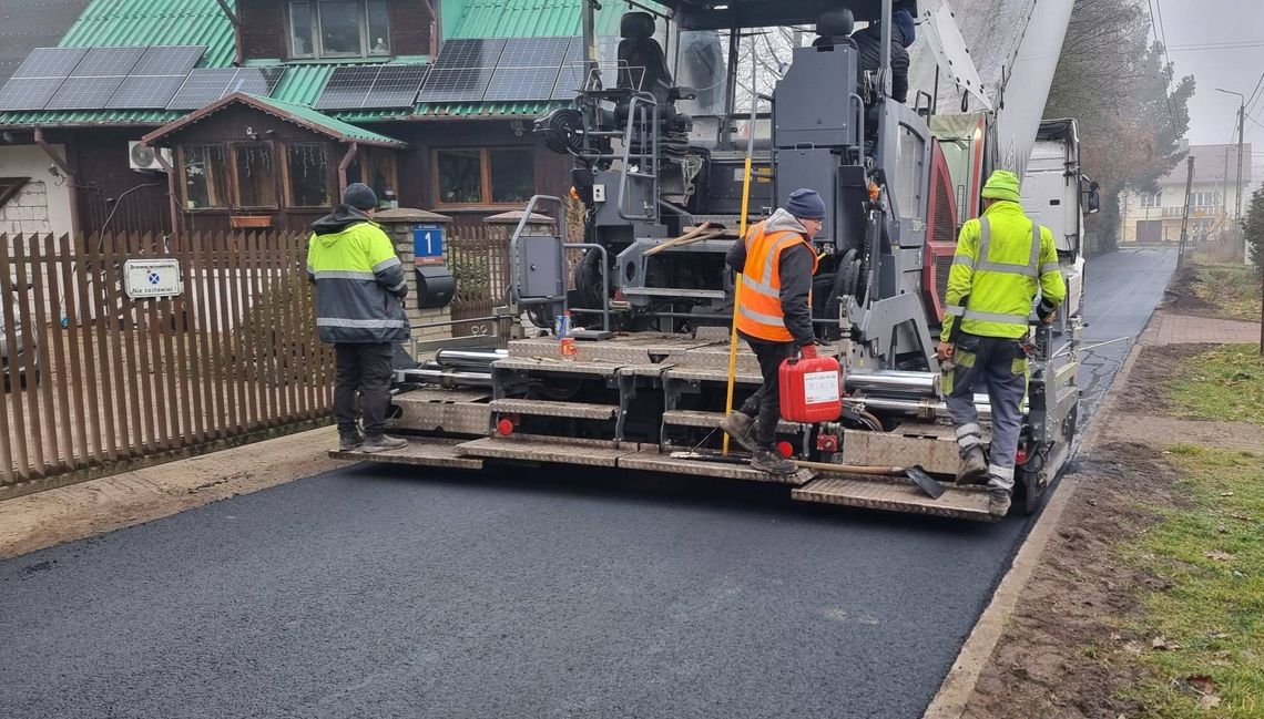 Graniczna z nową nawierzchnią Graniczna z nową nawierzchnią