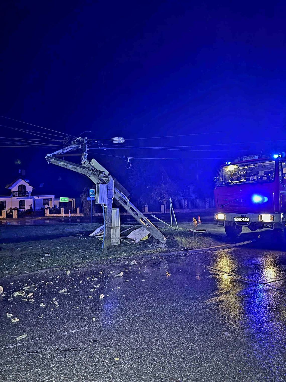 Wypadek w Karczewie Wypadek w Karczewie