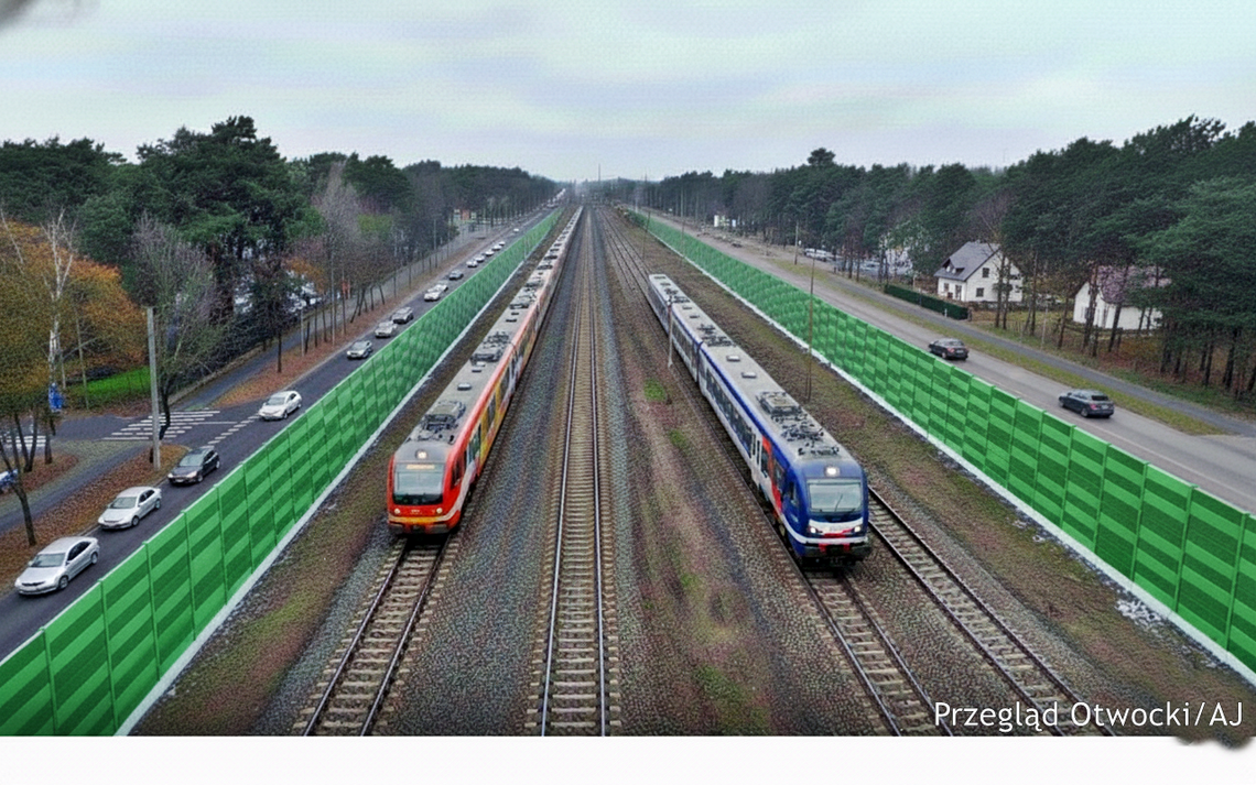Hałas, trąbienie i mur ekranów na linii Otwock-Wawer. Czy tędy pojadą pociągi towarowe? Hałas, trąbienie i mur ekranów na linii Otwock-Wawer. Czy tędy pojadą pociągi towarowe?
