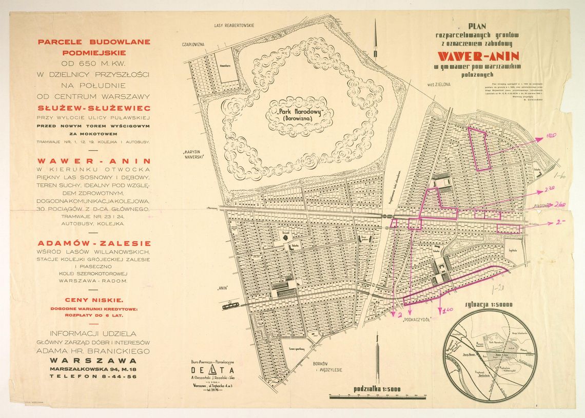 Jak rodził się Anin. Historia parcelacji, kolei i letniska pod Warszawą