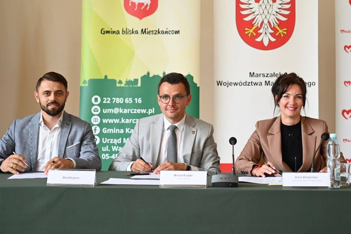 Karczew z kolejnym wsparciem finansowym z Mazowsza