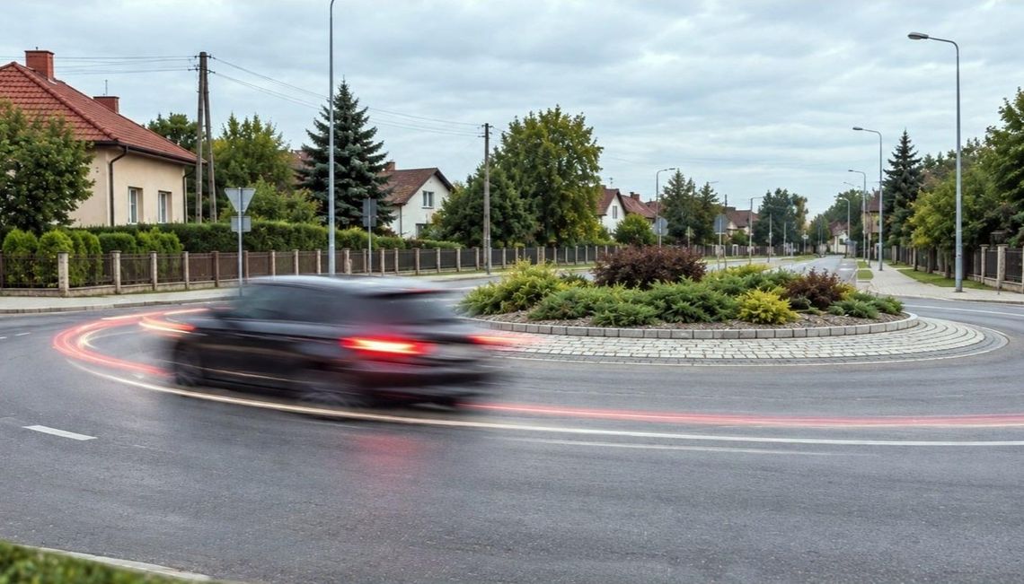 Kręcił się po rondzie jak bączek. Policjanci szybko odkryli dlaczego Kręcił się po rondzie jak bączek. Policjanci szybko odkryli dlaczego