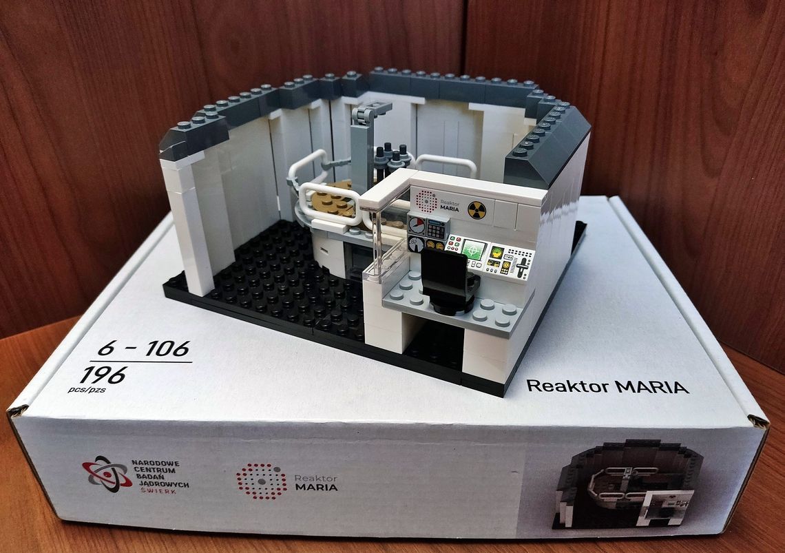 Limitowany zestaw Lego reaktora MARIA z Otwocka na aukcji WOŚP 2026